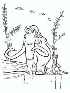 Ice Age 32 coloring page