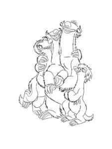 Ice Age 35 coloring page