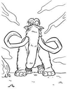 Ice Age 4 coloring page