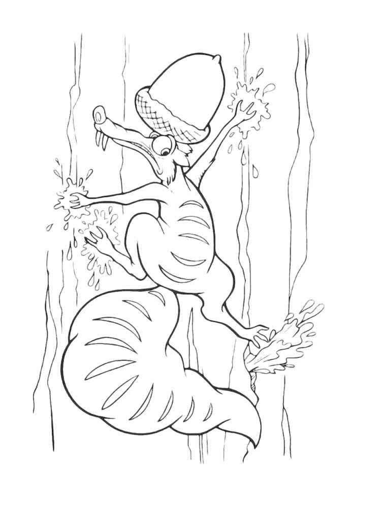 Ice Age 40 coloring page