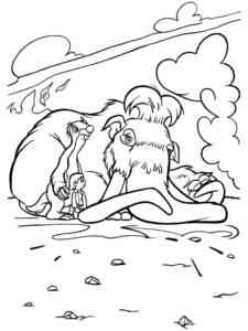 Ice Age 43 coloring page