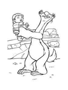 Ice Age 45 coloring page