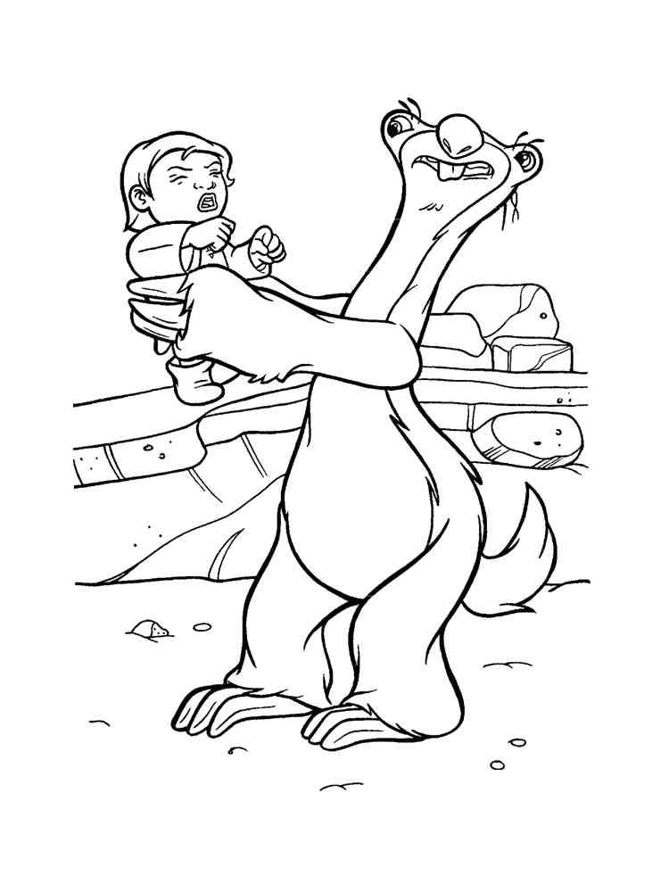 Ice Age 45 coloring page