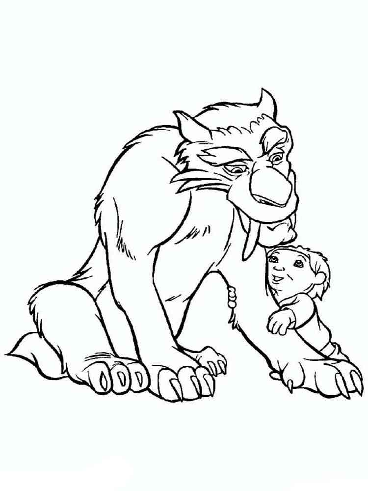Ice Age 8 coloring page
