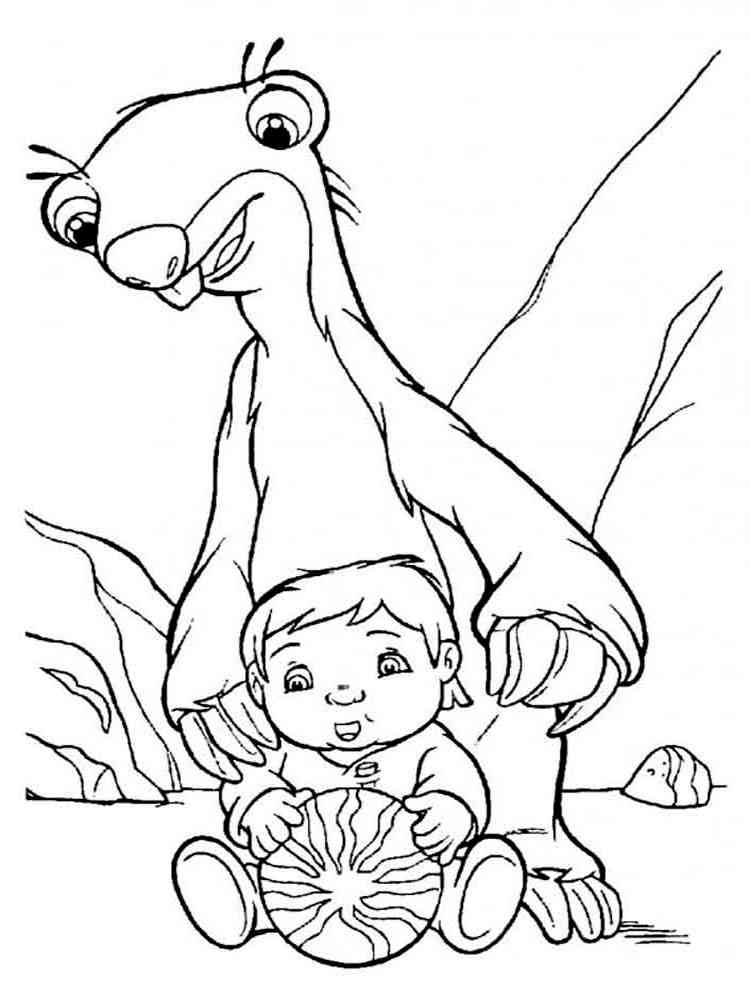 Ice Age 9 coloring page