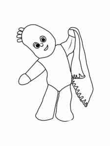 Iggle Piggle coloring page