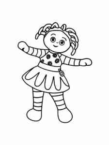 Upsy Daisy from In The Night Garden coloring page