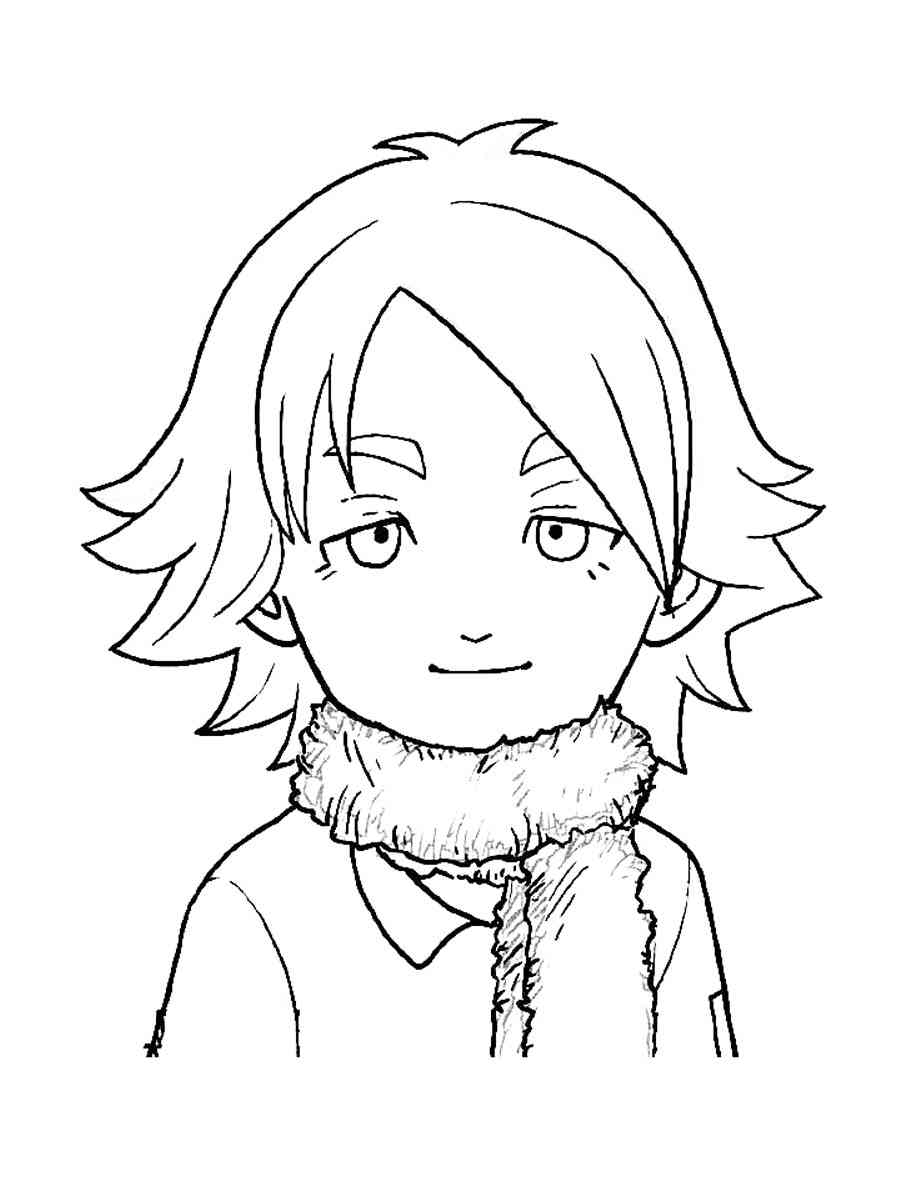 Shawn Froste from Inazuma Eleven coloring page