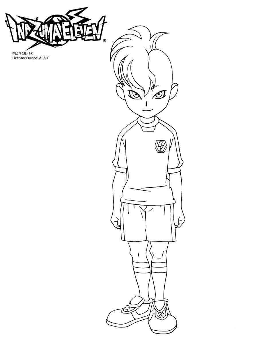 Inazuma Eleven 4 coloring page