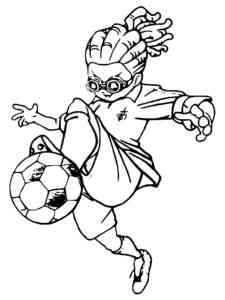 Kidou Yuuto from Inazuma Eleven coloring page