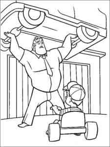 Incredibles 11 coloring page