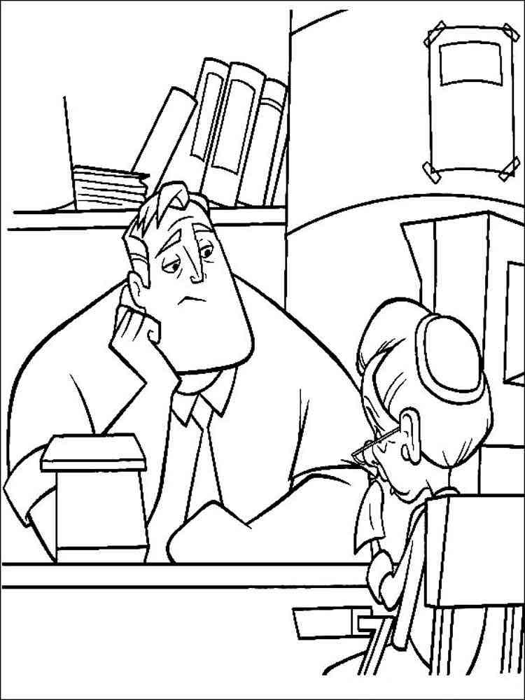 Incredibles 12 coloring page
