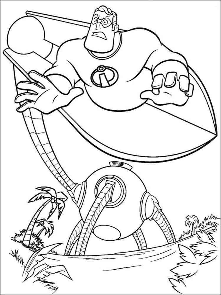 Incredibles 14 coloring page