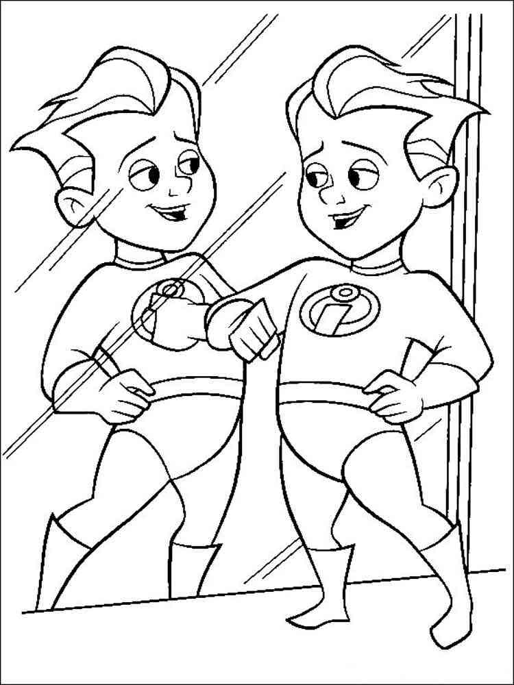 Incredibles 16 coloring page