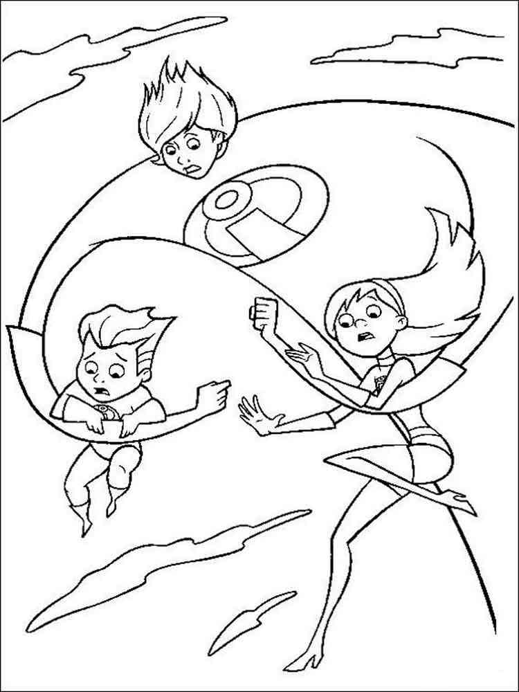 Incredibles 18 coloring page
