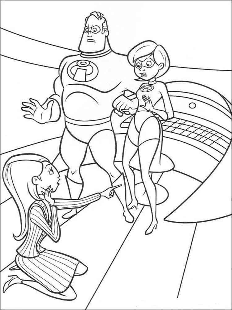 Incredibles 19 coloring page