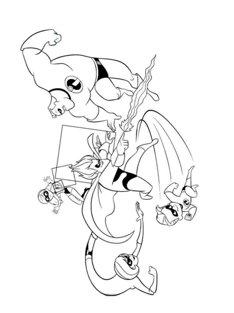 Incredibles 27 coloring page