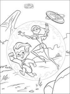 Incredibles 4 coloring page