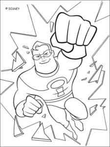 Incredibles 7 coloring page