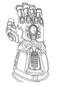 Infinity Gauntlet 1 coloring page