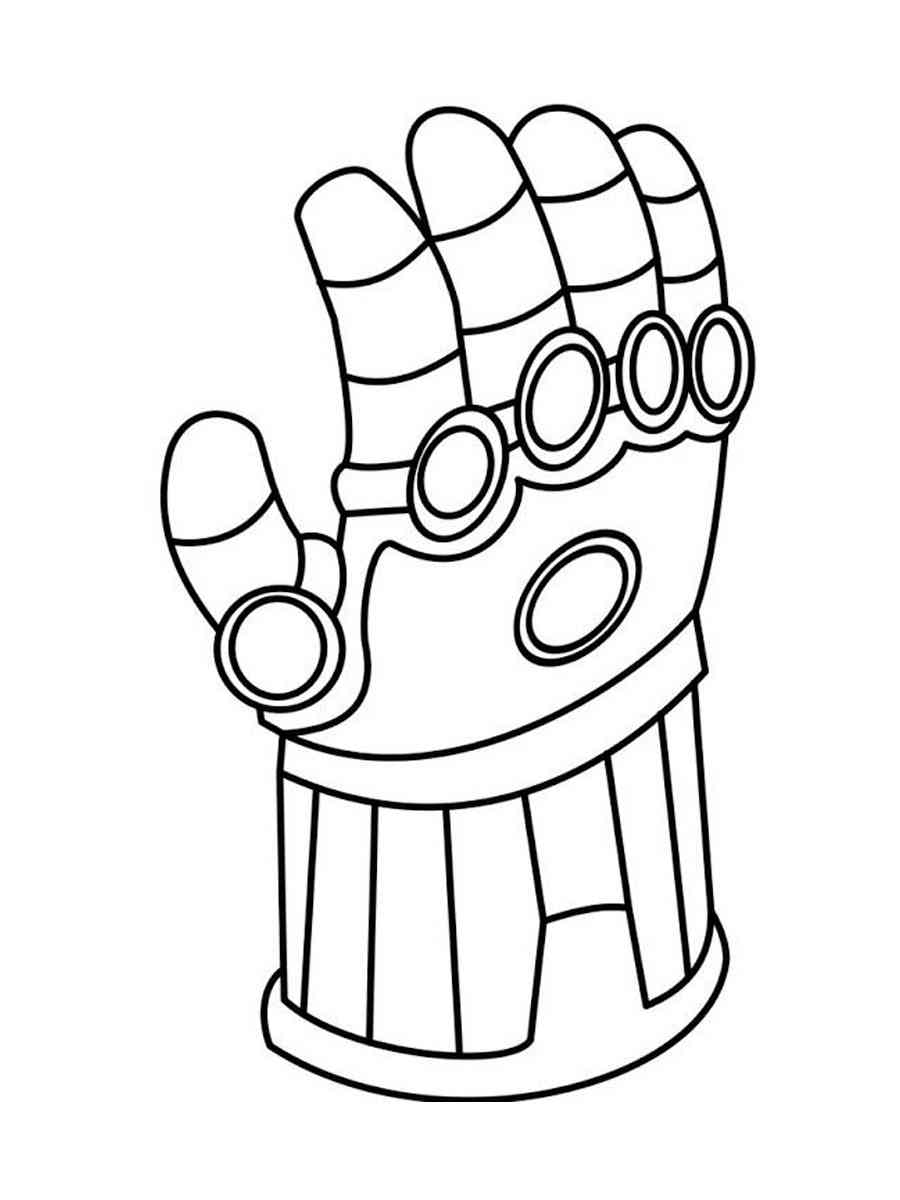 Infinity Gauntlet 3 coloring page