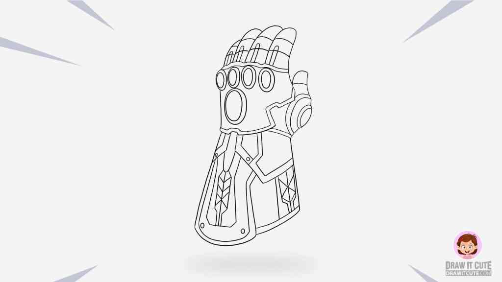 Infinity Gauntlet 6 coloring page