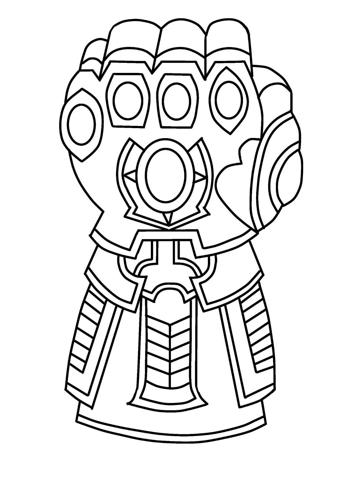 Infinity Gauntlet 9 coloring page