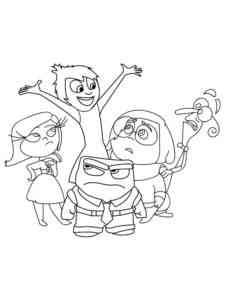 Inside Out 1 coloring page