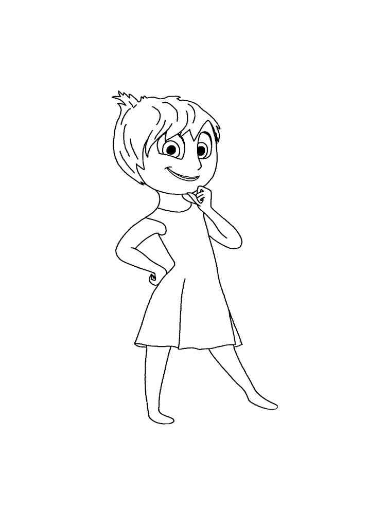 Inside Out 4 coloring page
