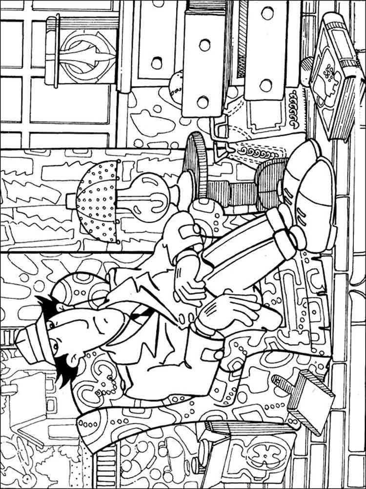 Inspector Gadget 12 coloring page
