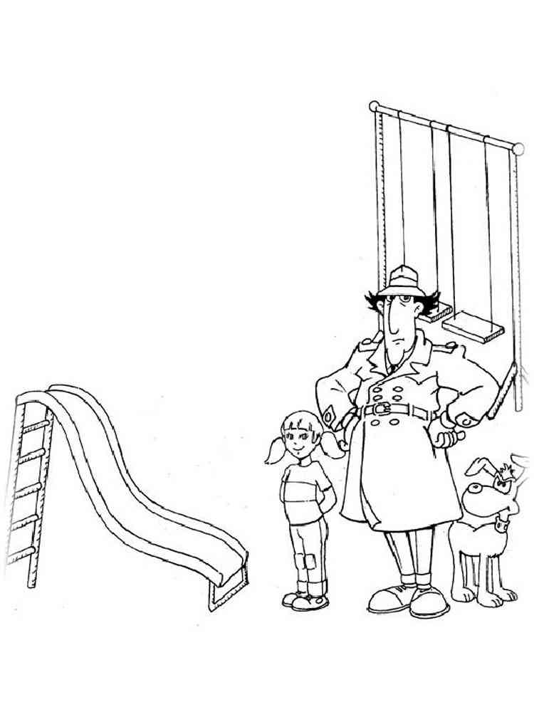 Inspector Gadget 14 coloring page