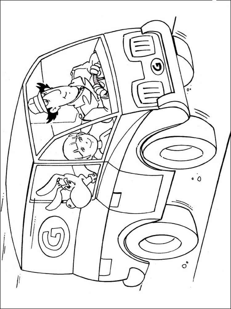 Inspector Gadget 15 coloring page