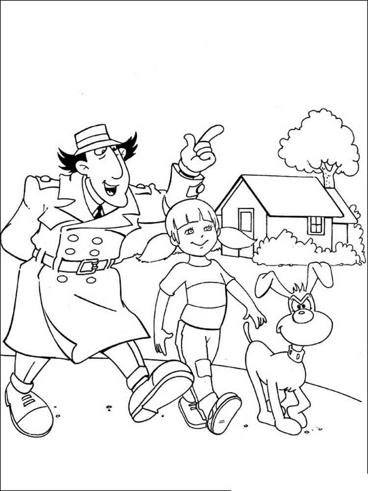 Inspector Gadget 16 coloring page