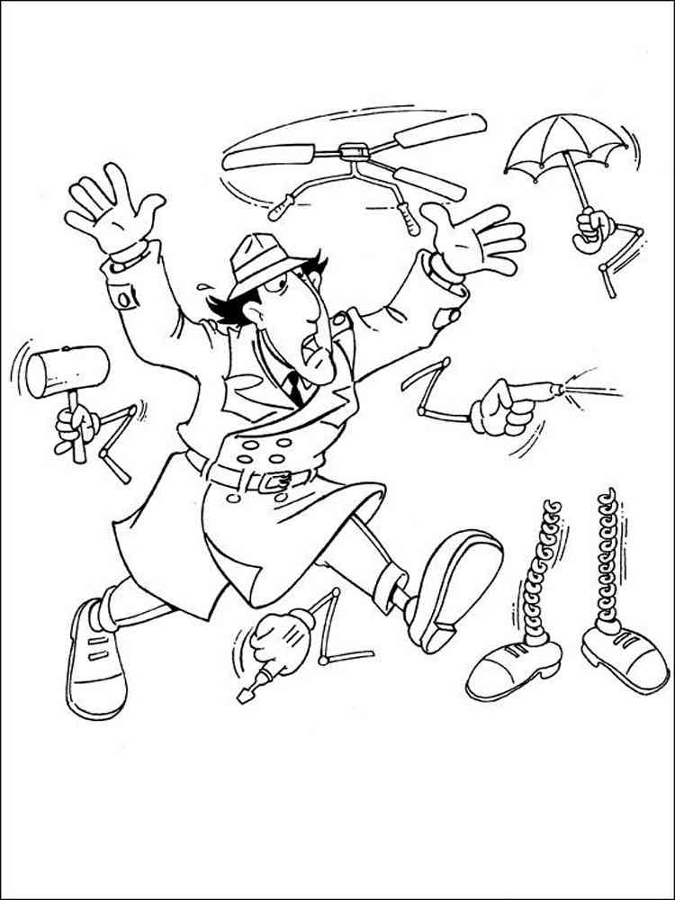 Inspector Gadget 8 coloring page