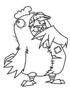 Chickenfoot coloring page
