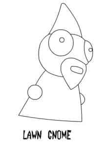 Lawn Gnome from Invader Zim coloring page