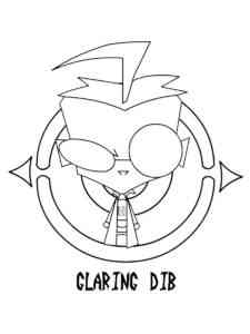 Invader Zim 4 coloring page