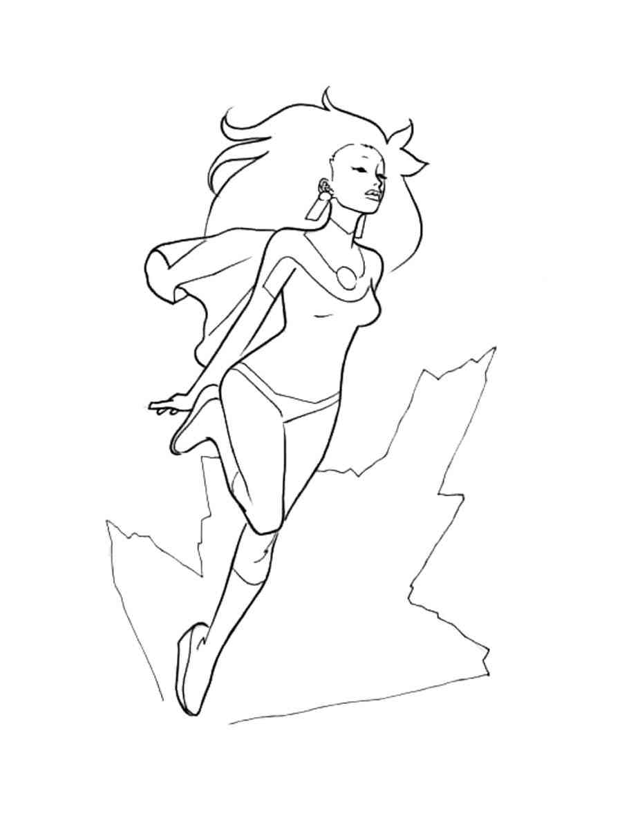 Atom Eve coloring page