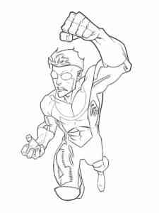 Awensome Invincible coloring page