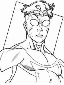 Mark Grayson from Invincible coloring page