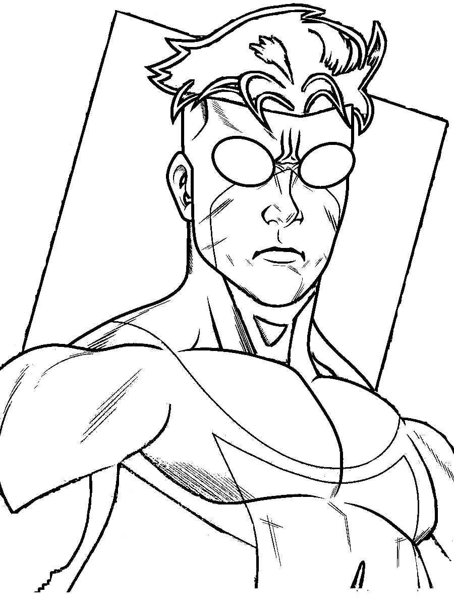 Invincible 8 coloring page