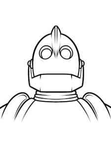 Head Iron Giant coloring page