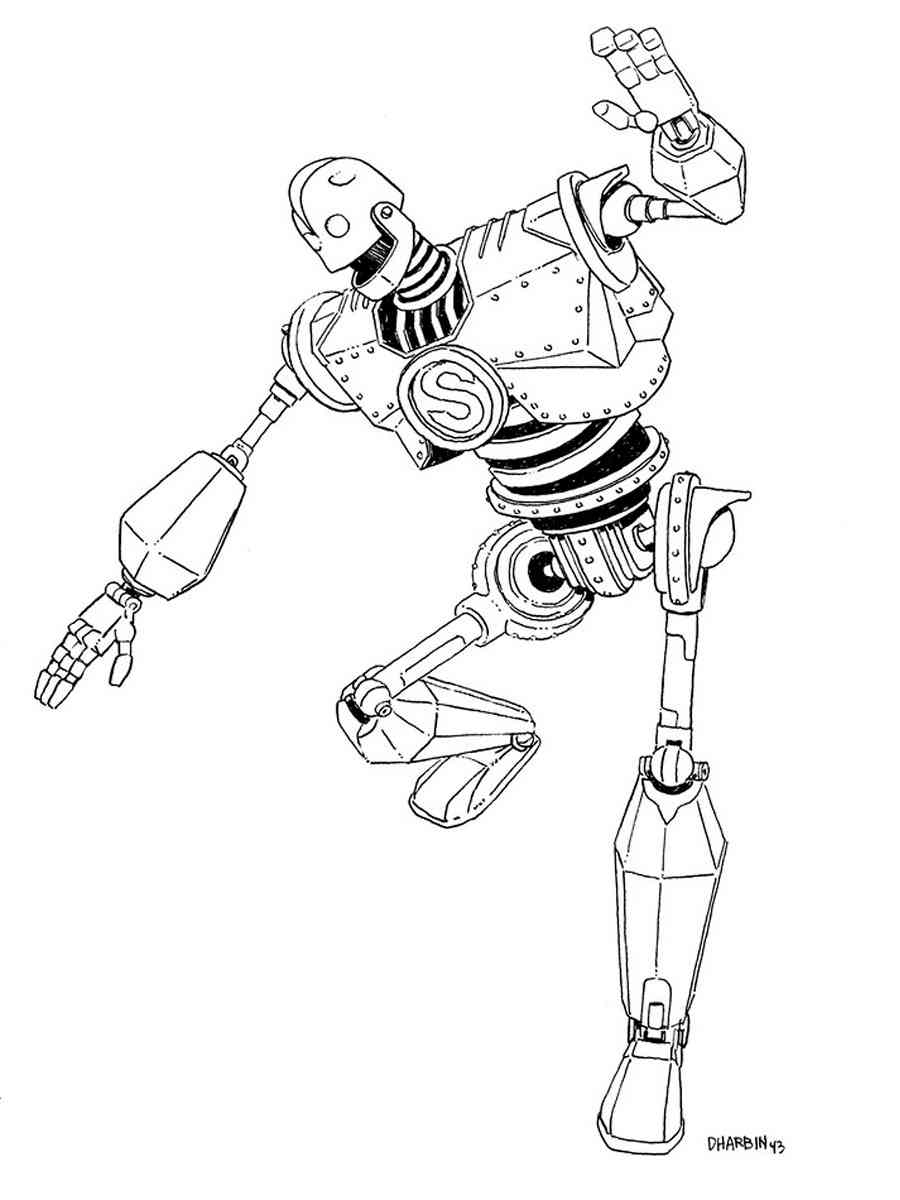 Iron Giant 4 coloring page