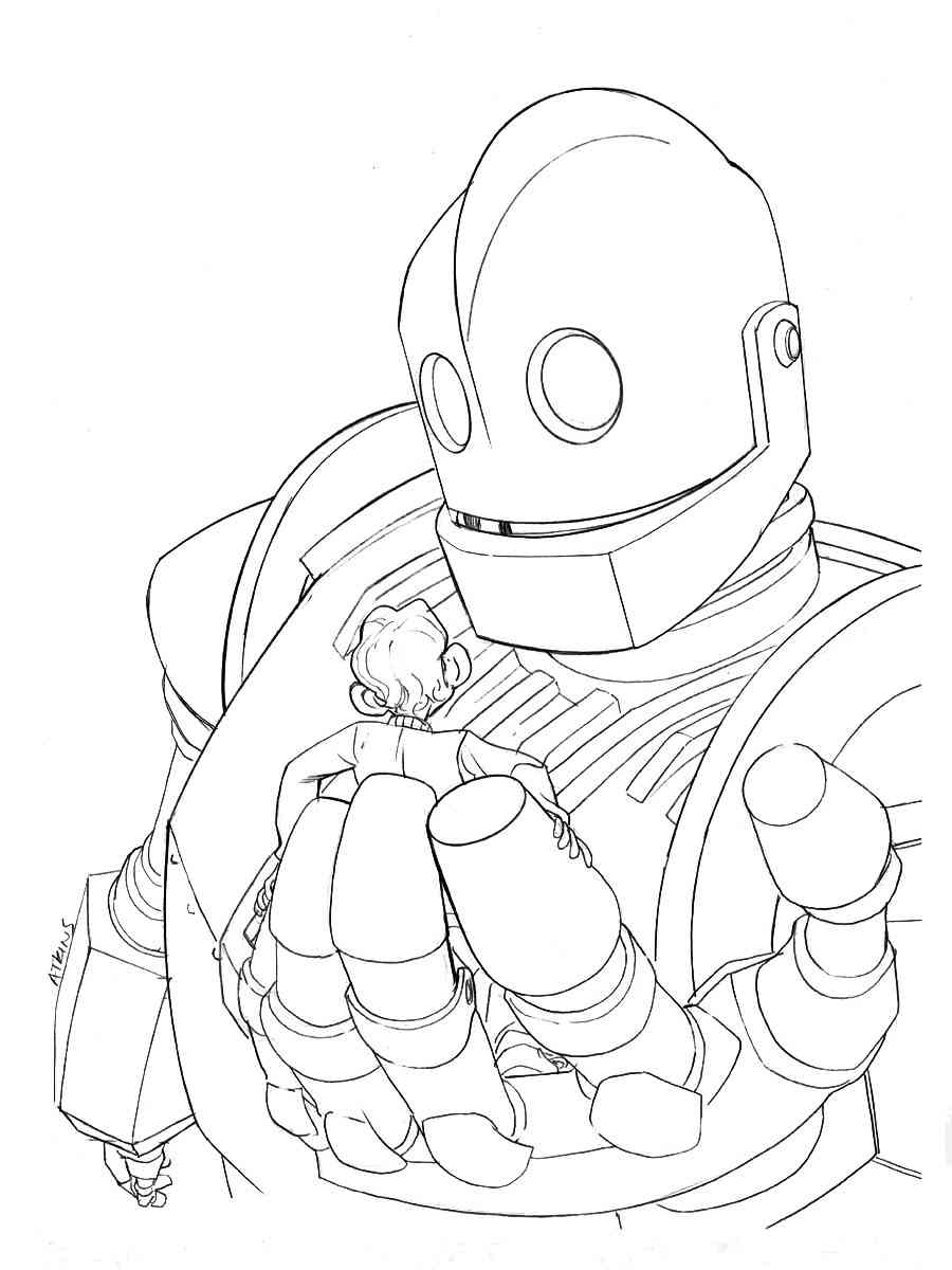 Iron Giant 8 coloring page