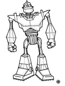 Drawn Iron Giant coloring page