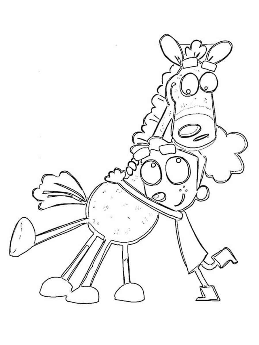 It’s Pony 1 coloring page