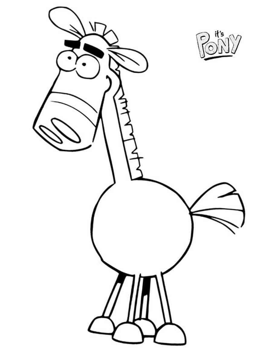 It’s Pony 12 coloring page