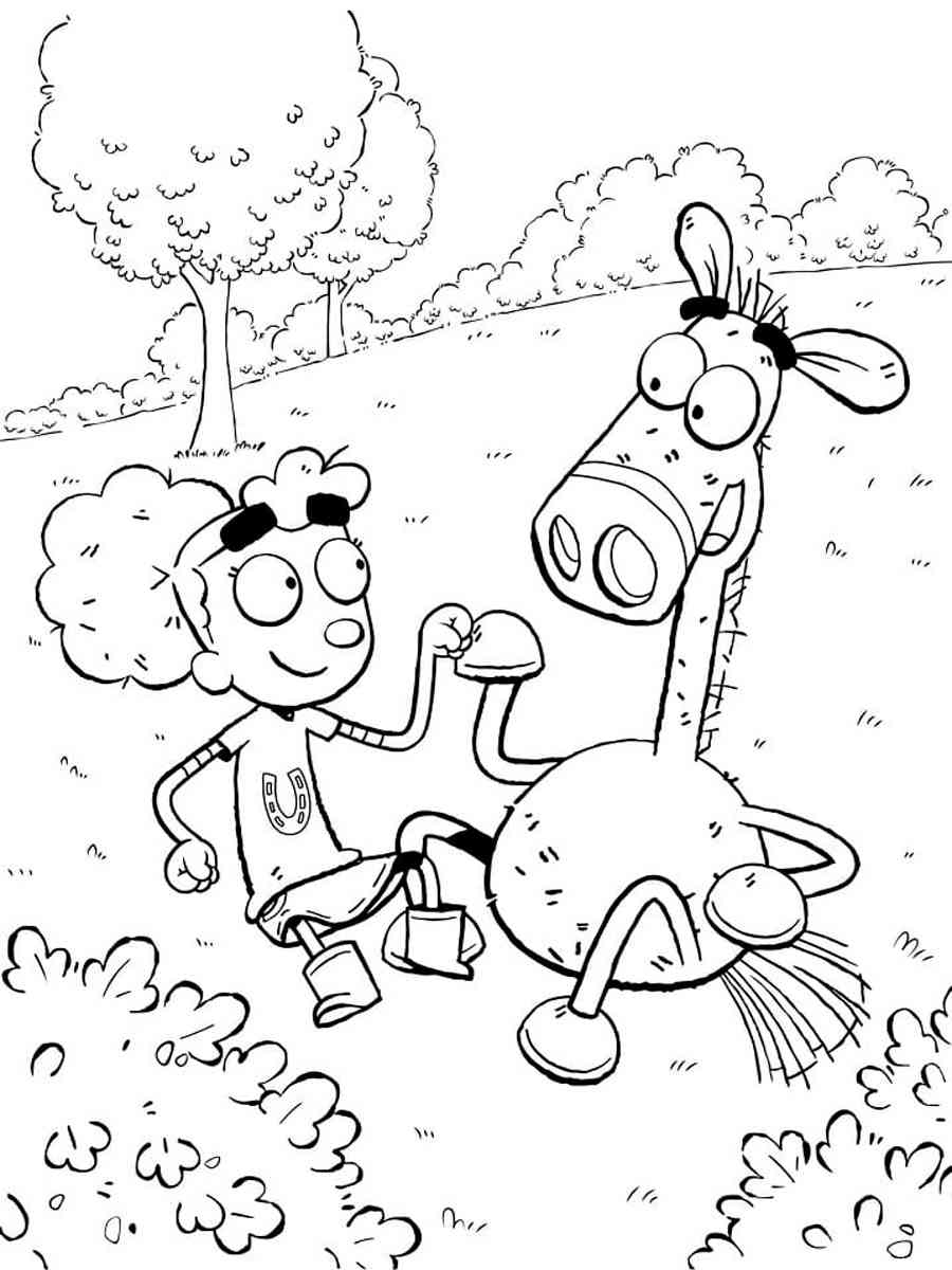It’s Pony 13 coloring page