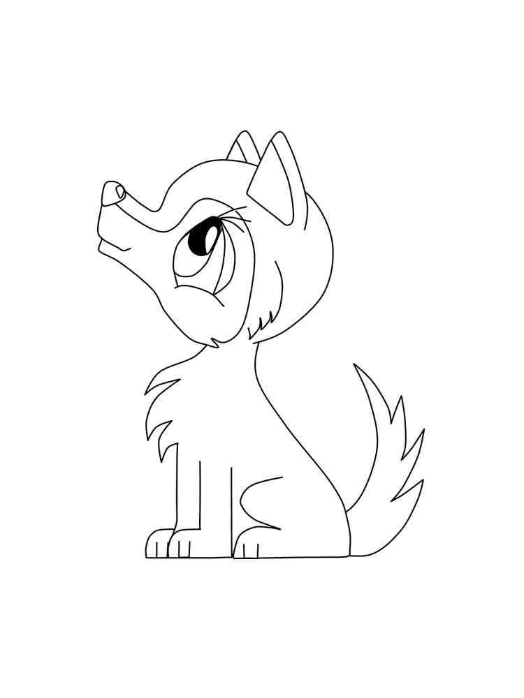 Anime Animals 1 coloring page