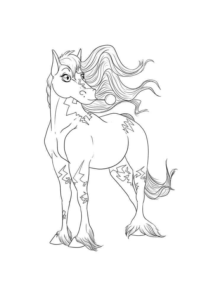 Anime Horse coloring page